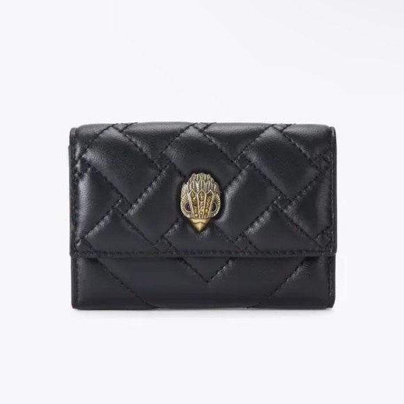 NWOT Kurt Geiger London Flap Multi Leather Trifold Card Holder wallet - Picture 2 of 5